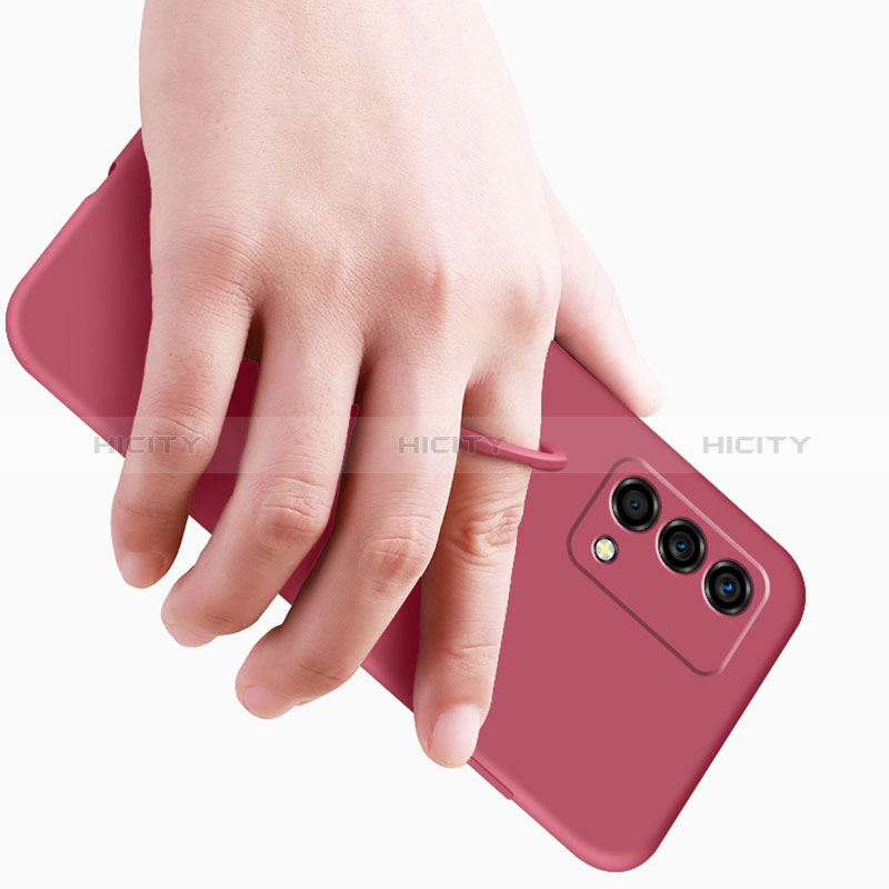 Silikon Hülle Handyhülle Ultra Dünn Schutzhülle Tasche Flexible mit Magnetisch Fingerring Ständer für Oppo K9 5G