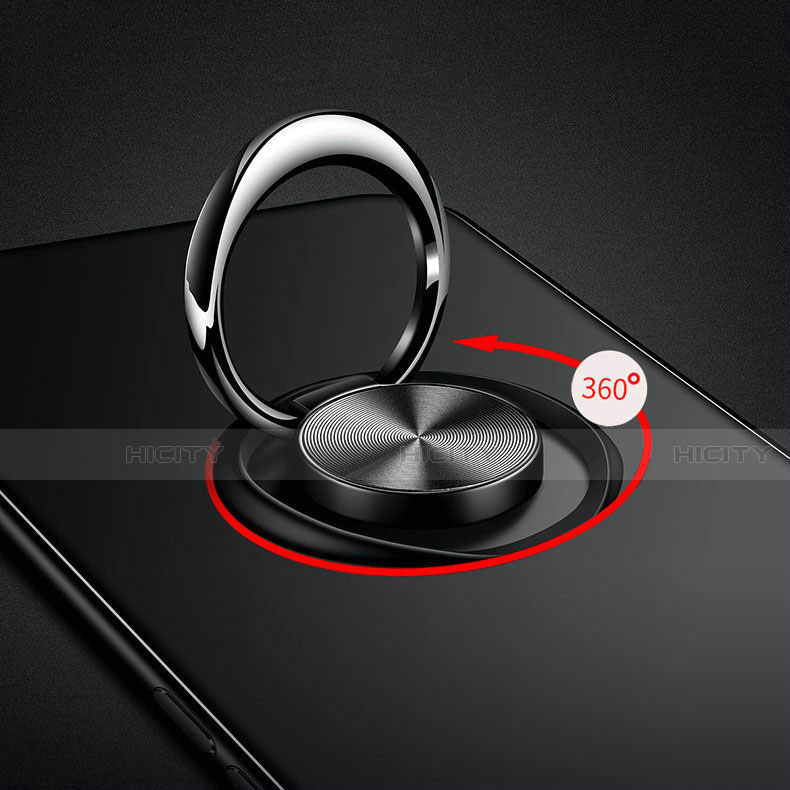 Silikon Hülle Handyhülle Ultra Dünn Schutzhülle Tasche Flexible mit Magnetisch Fingerring Ständer für Samsung Galaxy S21 5G groß