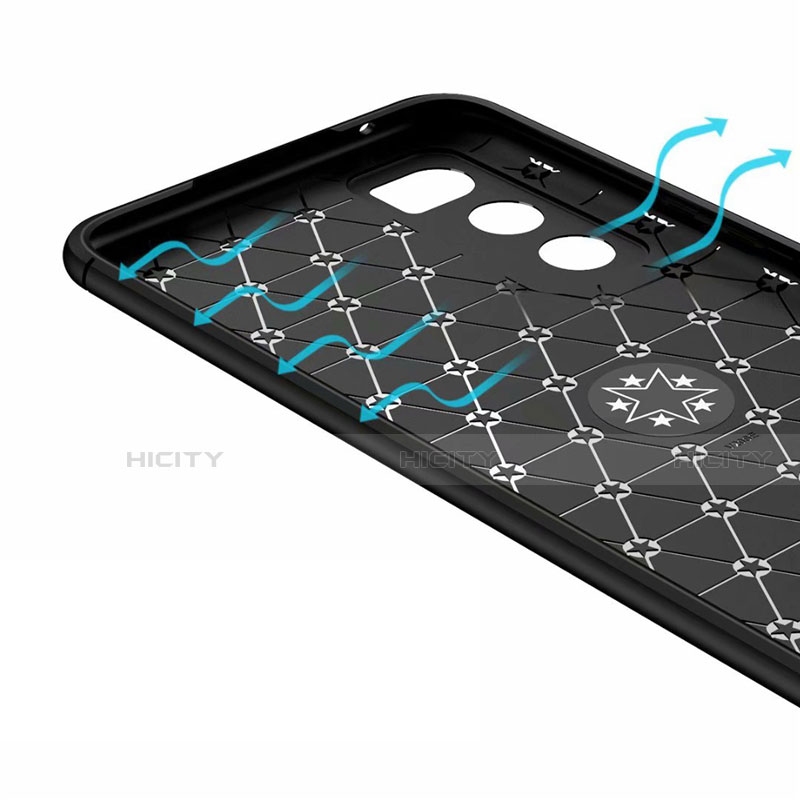 Silikon Hülle Handyhülle Ultra Dünn Schutzhülle Tasche Flexible mit Magnetisch Fingerring Ständer für Vivo Y70 (2020) groß
