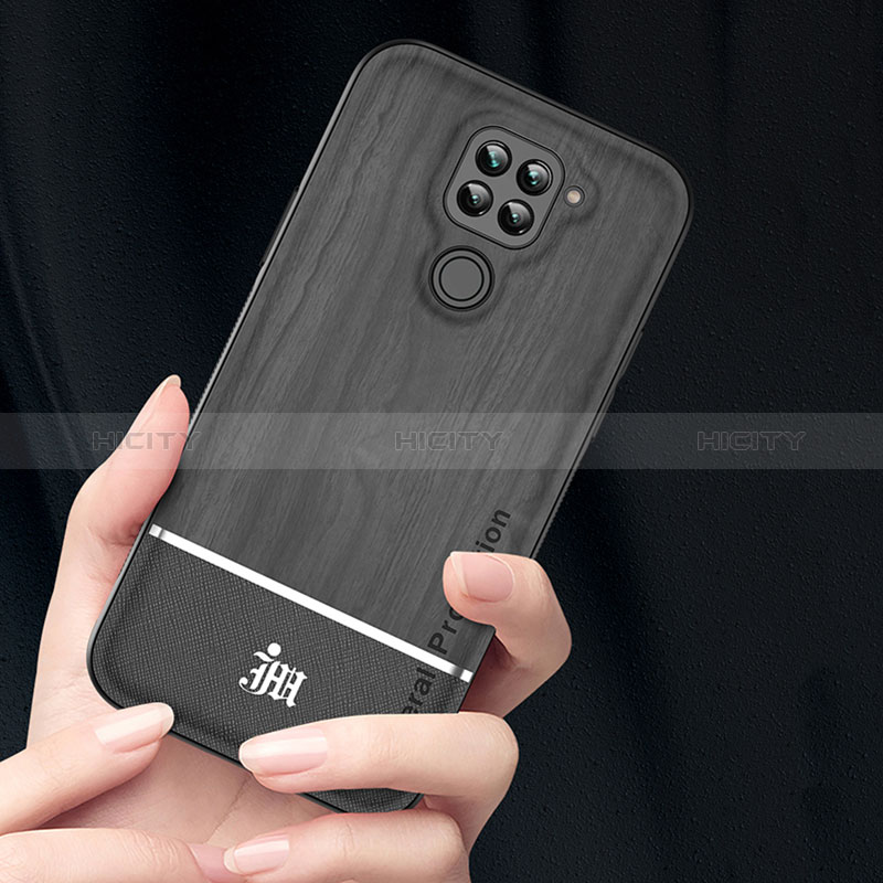Silikon Hülle Handyhülle Ultra Dünn Schutzhülle Tasche Flexible mit Magnetisch Fingerring Ständer JM1 für Xiaomi Redmi 10X 4G groß
