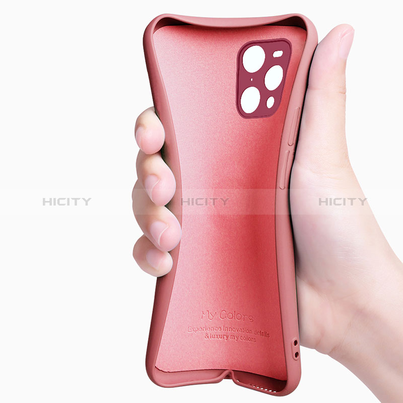 Silikon Hülle Handyhülle Ultra Dünn Schutzhülle Tasche Flexible mit Magnetisch Fingerring Ständer S02 für Oppo Find X3 5G