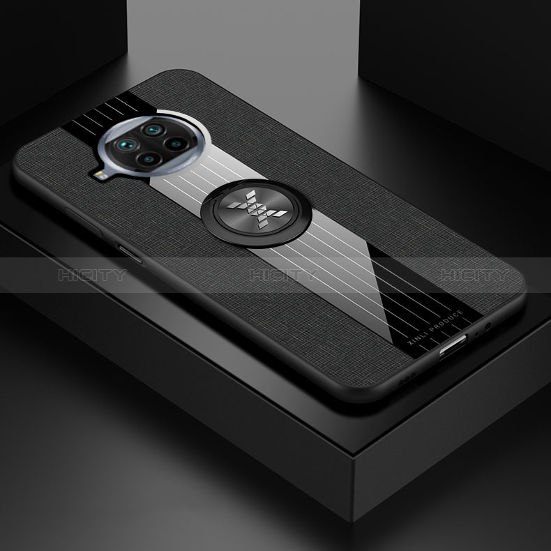 Silikon Hülle Handyhülle Ultra Dünn Schutzhülle Tasche Flexible mit Magnetisch Fingerring Ständer X01L für Xiaomi Mi 10T Lite 5G