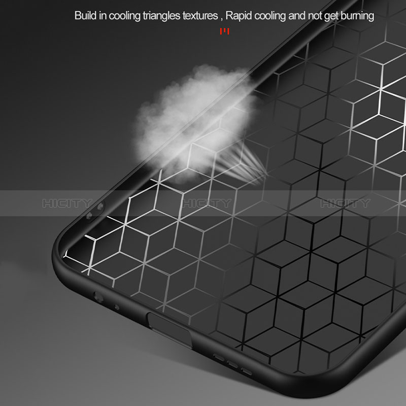 Silikon Hülle Handyhülle Ultra Dünn Schutzhülle Tasche Flexible mit Magnetisch Fingerring Ständer X03L für Oppo A58 5G