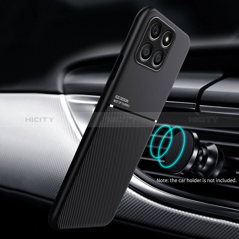 Silikon Hülle Handyhülle Ultra Dünn Schutzhülle Tasche Flexible mit Magnetisch für Huawei Honor X6a