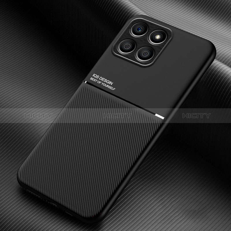Silikon Hülle Handyhülle Ultra Dünn Schutzhülle Tasche Flexible mit Magnetisch für Huawei Honor X8a 5G