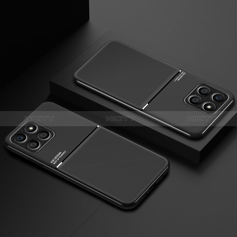 Silikon Hülle Handyhülle Ultra Dünn Schutzhülle Tasche Flexible mit Magnetisch für Huawei Honor X8a 5G
