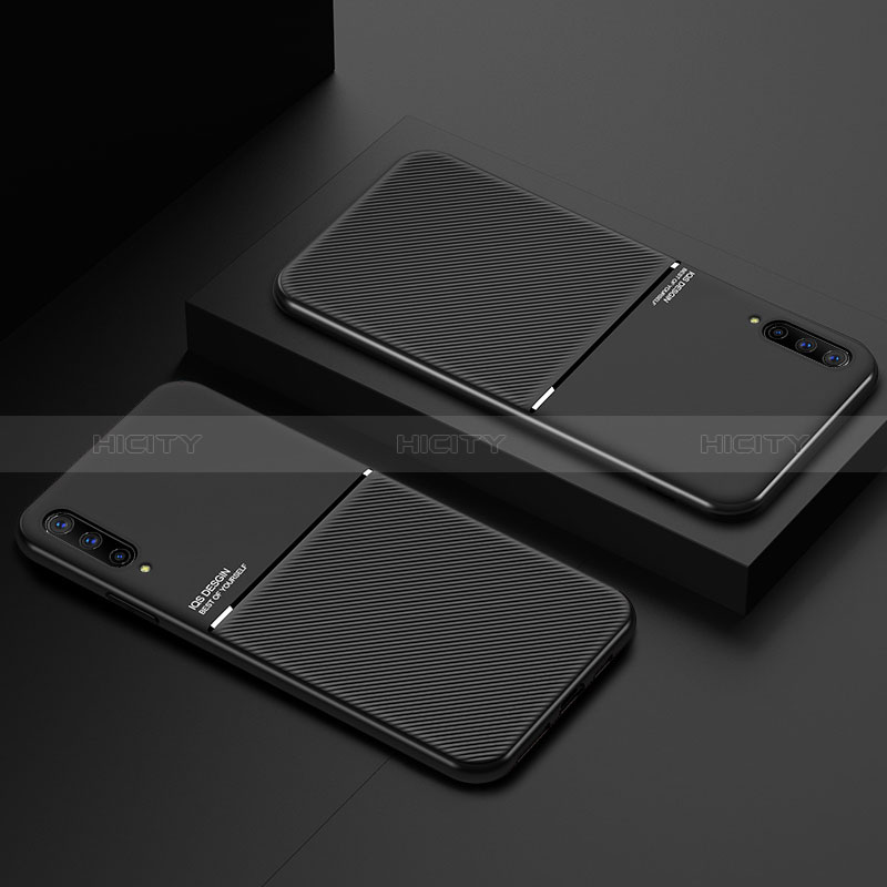 Silikon Hülle Handyhülle Ultra Dünn Schutzhülle Tasche Flexible mit Magnetisch für Samsung Galaxy A30S groß