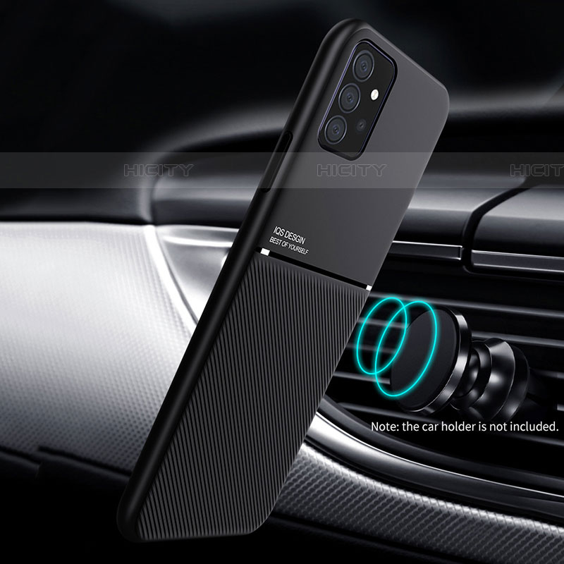 Silikon Hülle Handyhülle Ultra Dünn Schutzhülle Tasche Flexible mit Magnetisch für Samsung Galaxy A72 5G