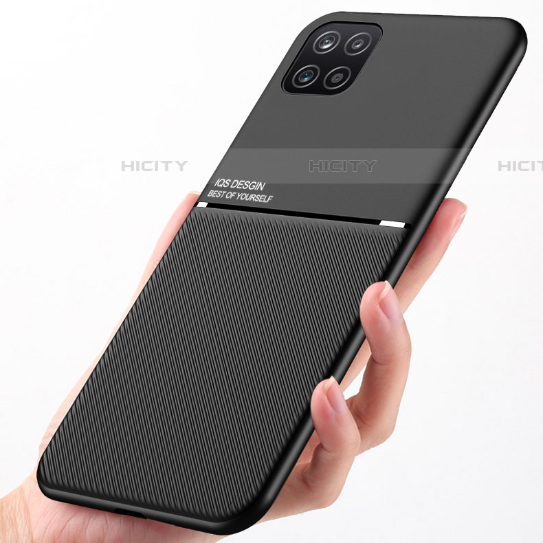 Silikon Hülle Handyhülle Ultra Dünn Schutzhülle Tasche Flexible mit Magnetisch für Samsung Galaxy F42 5G groß