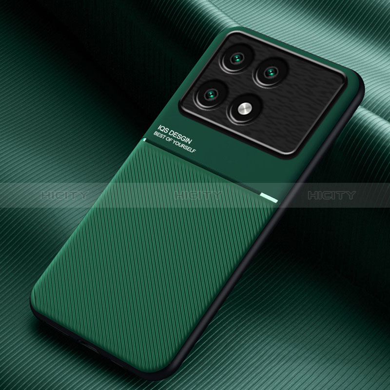 Silikon Hülle Handyhülle Ultra Dünn Schutzhülle Tasche Flexible mit Magnetisch für Xiaomi Redmi K70E 5G