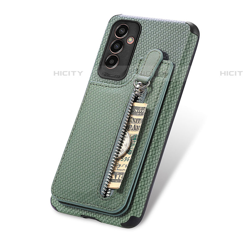 Silikon Hülle Handyhülle Ultra Dünn Schutzhülle Tasche Flexible mit Magnetisch S01D für Samsung Galaxy M13 4G groß