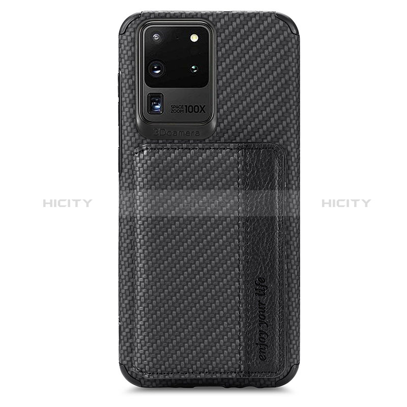 Silikon Hülle Handyhülle Ultra Dünn Schutzhülle Tasche Flexible mit Magnetisch S01D für Samsung Galaxy S20 Ultra groß