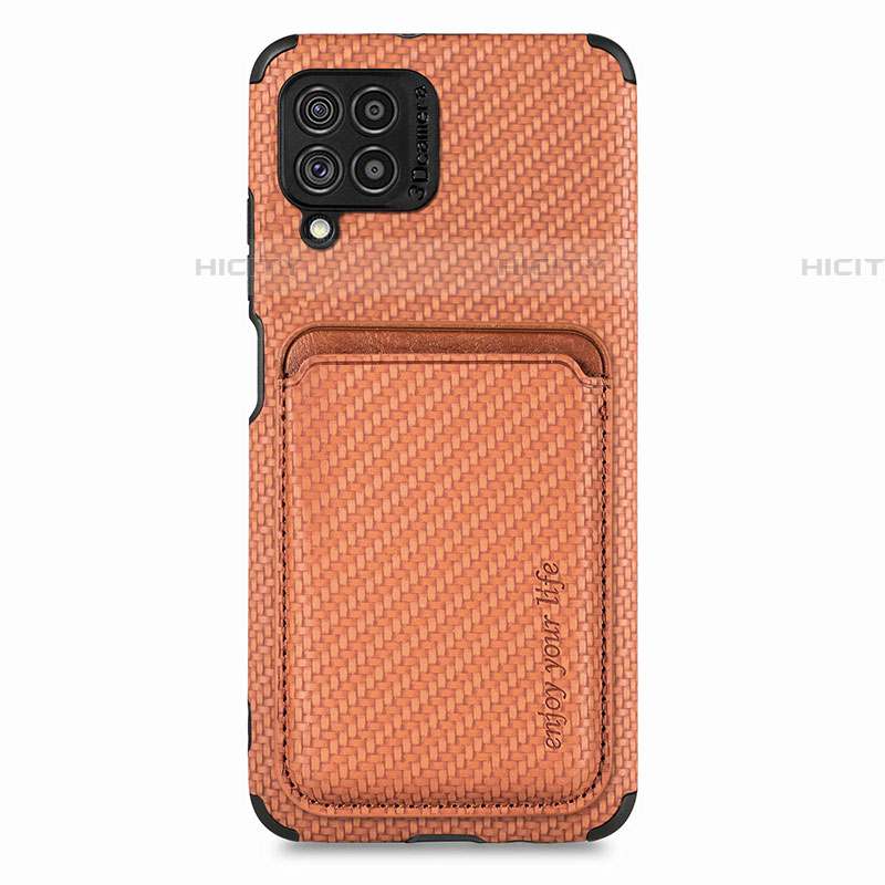 Silikon Hülle Handyhülle Ultra Dünn Schutzhülle Tasche Flexible mit Magnetisch S02D für Samsung Galaxy F62 5G