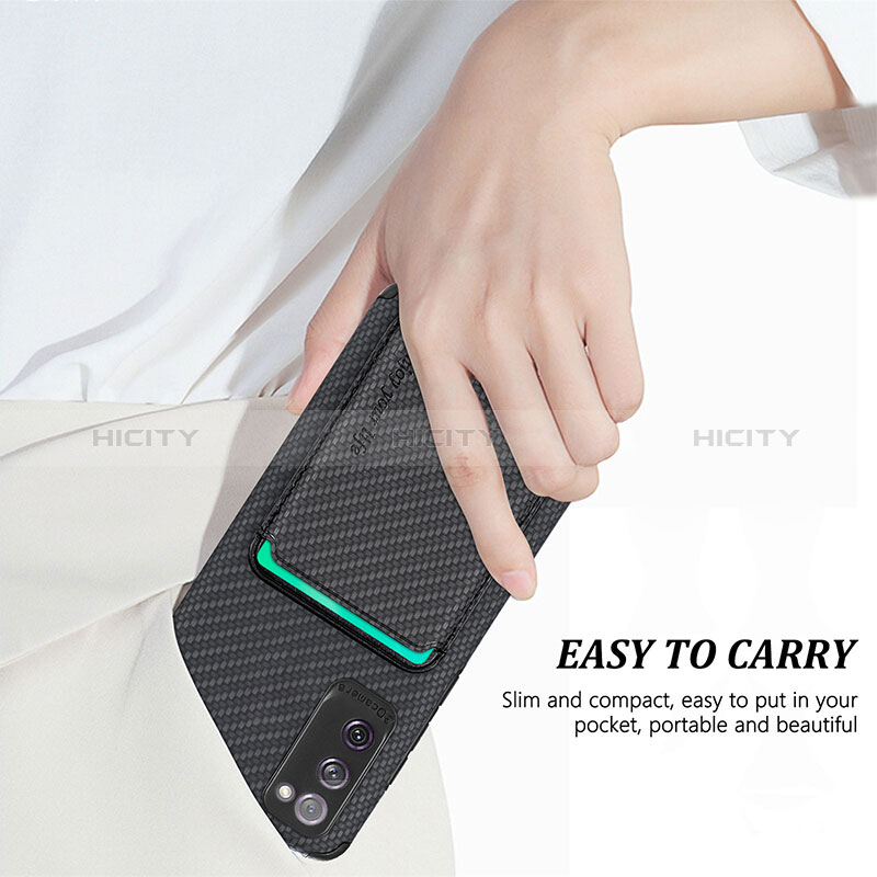 Silikon Hülle Handyhülle Ultra Dünn Schutzhülle Tasche Flexible mit Magnetisch S02D für Samsung Galaxy S20 FE (2022) 5G