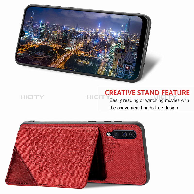 Silikon Hülle Handyhülle Ultra Dünn Schutzhülle Tasche Flexible mit Magnetisch S03D für Samsung Galaxy A70S groß