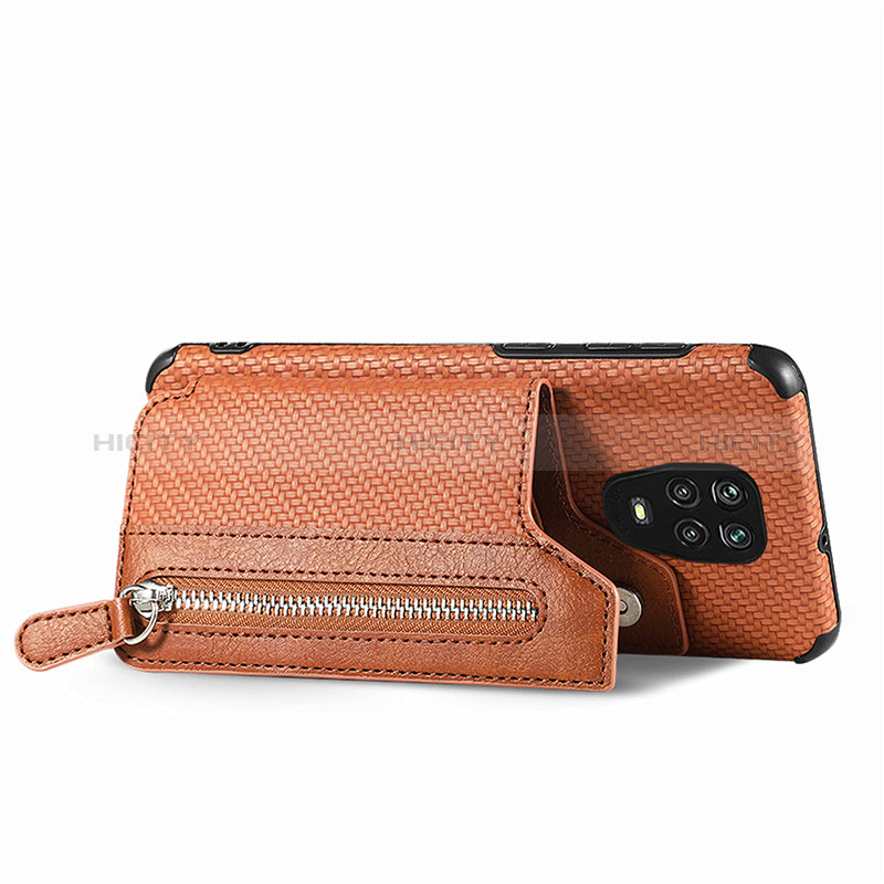 Silikon Hülle Handyhülle Ultra Dünn Schutzhülle Tasche Flexible mit Magnetisch S03D für Xiaomi Redmi Note 9 Pro