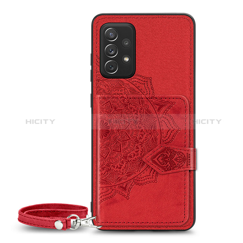 Silikon Hülle Handyhülle Ultra Dünn Schutzhülle Tasche Flexible mit Magnetisch S04D für Samsung Galaxy A52s 5G groß