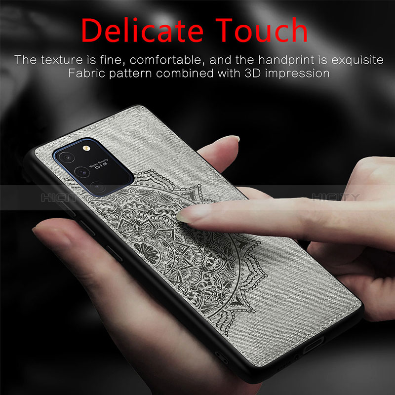 Silikon Hülle Handyhülle Ultra Dünn Schutzhülle Tasche Flexible mit Magnetisch S04D für Samsung Galaxy M80S