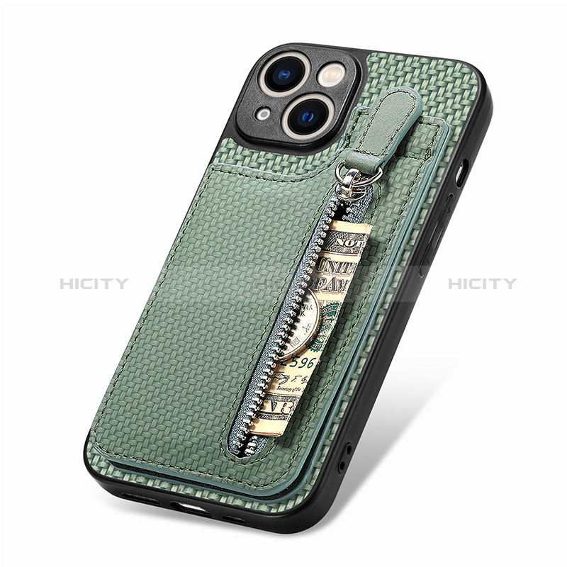 Silikon Hülle Handyhülle Ultra Dünn Schutzhülle Tasche Flexible mit Magnetisch S05D für Apple iPhone 14 groß