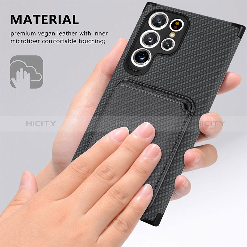Silikon Hülle Handyhülle Ultra Dünn Schutzhülle Tasche Flexible mit  Magnetisch S03D für Samsung Galaxy S24 Ultra 5G Orange