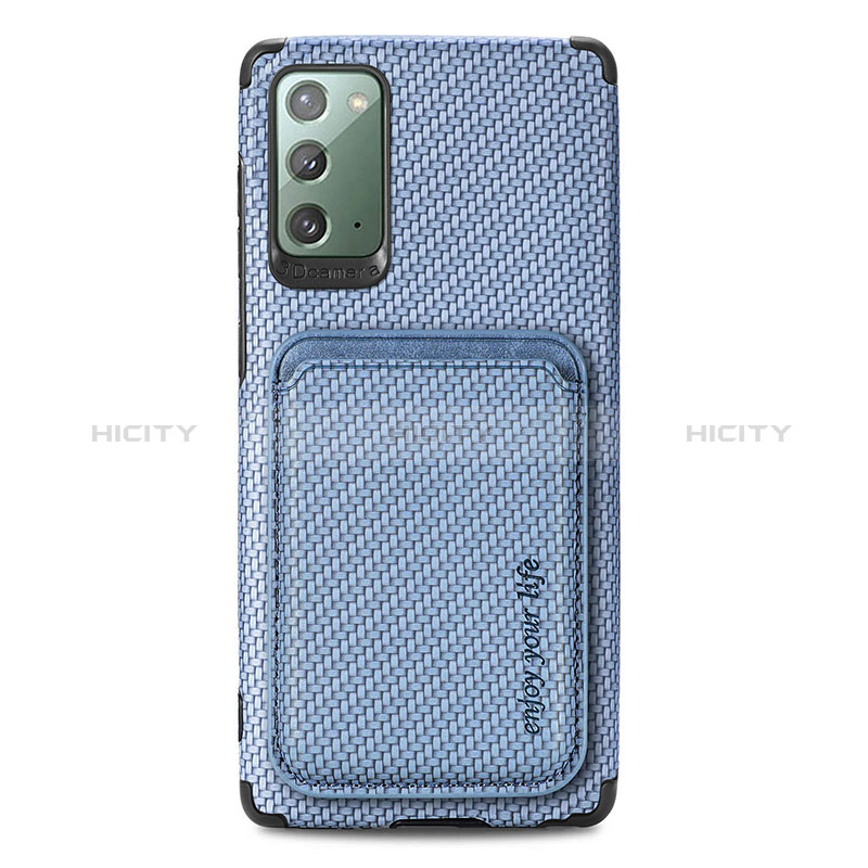 Silikon Hülle Handyhülle Ultra Dünn Schutzhülle Tasche Flexible mit Magnetisch S06D für Samsung Galaxy Note 20 5G