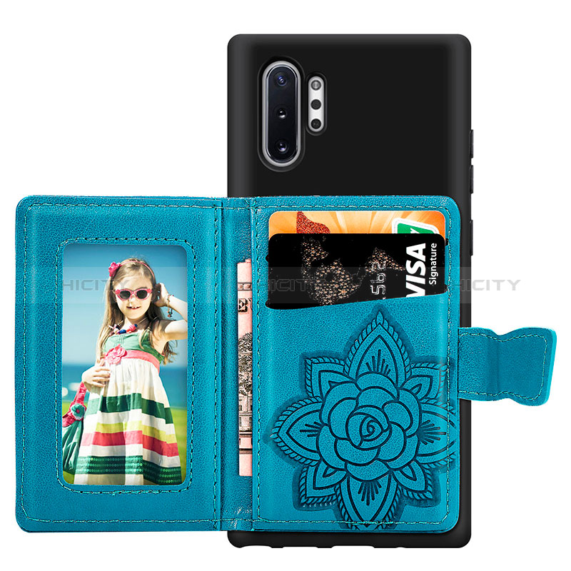 Silikon Hülle Handyhülle Ultra Dünn Schutzhülle Tasche Flexible mit Magnetisch S07D für Samsung Galaxy Note 10 Plus 5G