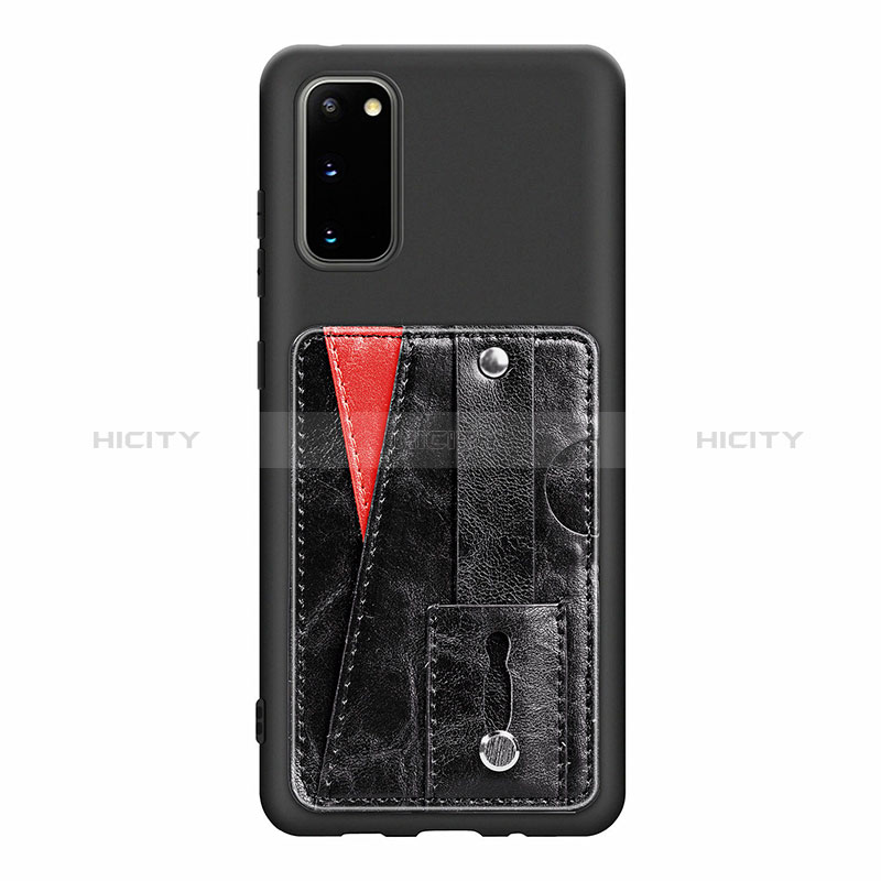 Silikon Hülle Handyhülle Ultra Dünn Schutzhülle Tasche Flexible mit Magnetisch S08D für Samsung Galaxy S20 5G