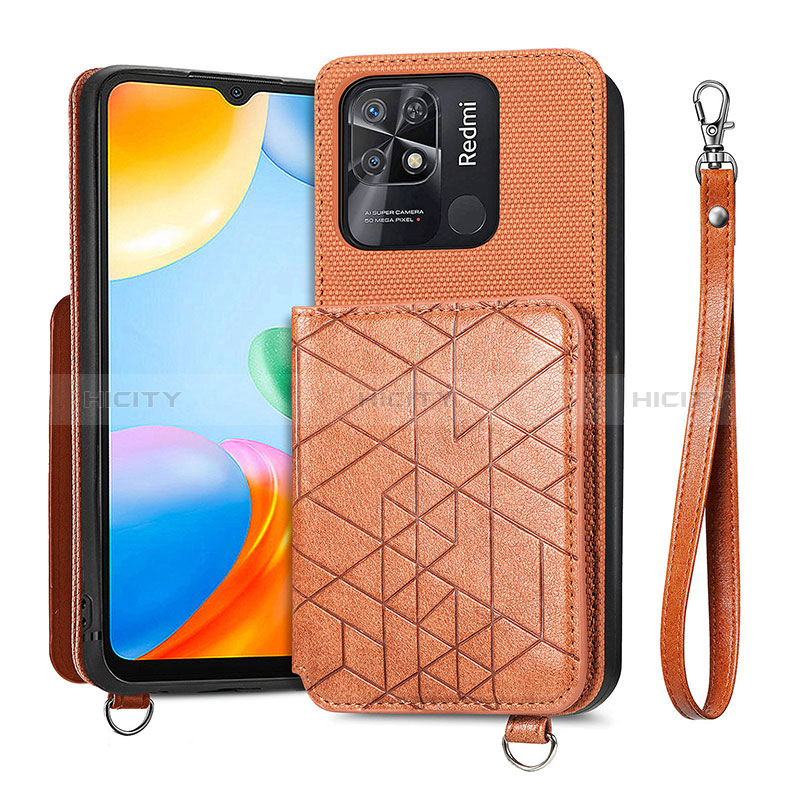 Silikon Hülle Handyhülle Ultra Dünn Schutzhülle Tasche Flexible mit Magnetisch S08D für Xiaomi Redmi 10 Power groß