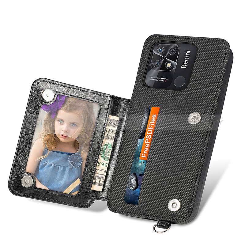 Silikon Hülle Handyhülle Ultra Dünn Schutzhülle Tasche Flexible mit Magnetisch S08D für Xiaomi Redmi 10 Power groß