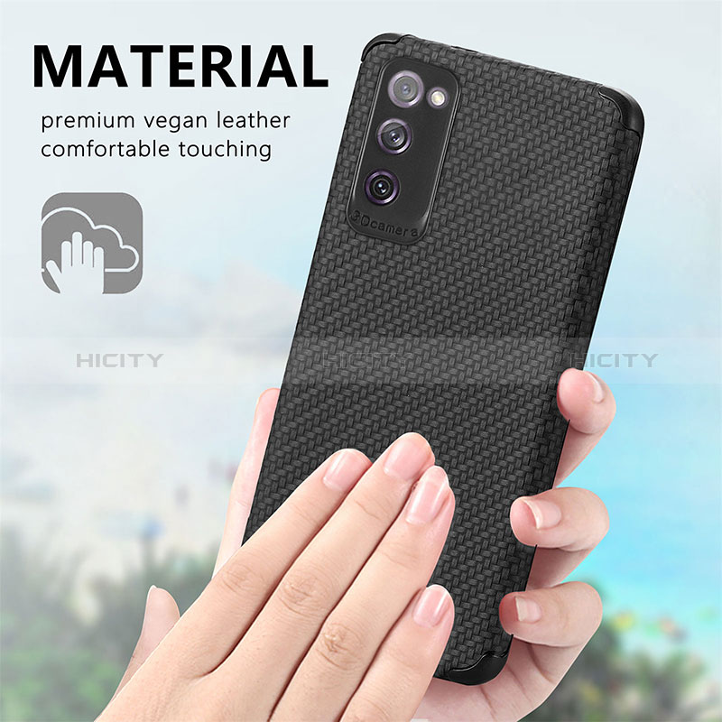 Silikon Hülle Handyhülle Ultra Dünn Schutzhülle Tasche Flexible mit Magnetisch S09D für Samsung Galaxy S20 Lite 5G