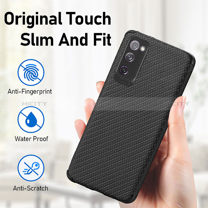 Silikon Hülle Handyhülle Ultra Dünn Schutzhülle Tasche Flexible mit Magnetisch S09D für Samsung Galaxy S20 Lite 5G