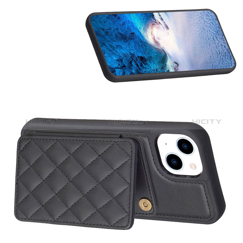 Silikon Hülle Handyhülle Ultra Dünn Schutzhülle Tasche Flexible mit Magnetisch S10D für Apple iPhone 14 groß
