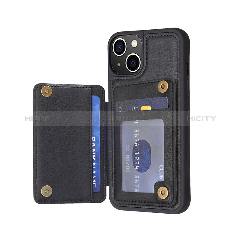 Silikon Hülle Handyhülle Ultra Dünn Schutzhülle Tasche Flexible mit Magnetisch S10D für Apple iPhone 14 groß