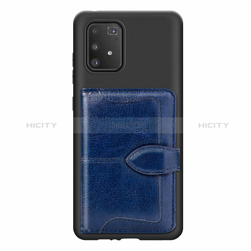Silikon Hülle Handyhülle Ultra Dünn Schutzhülle Tasche Flexible mit Magnetisch S11D für Samsung Galaxy S10 Lite