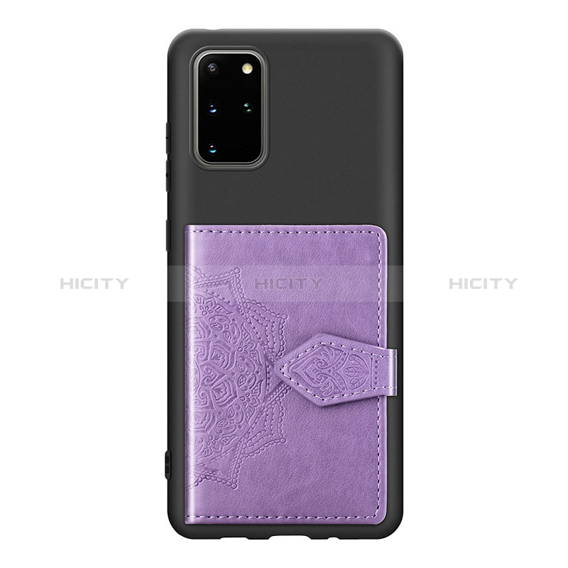 Silikon Hülle Handyhülle Ultra Dünn Schutzhülle Tasche Flexible mit Magnetisch S13D für Samsung Galaxy S20 Plus 5G