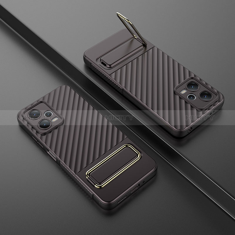 Silikon Hülle Handyhülle Ultra Dünn Schutzhülle Tasche Flexible mit Ständer KC1 für Xiaomi Poco X5 5G groß