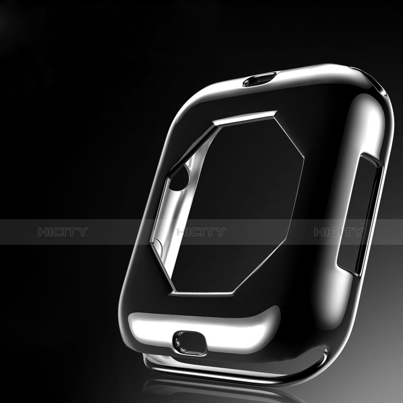 Silikon Hülle Handyhülle Ultra Dünn Schutzhülle Tasche S01 für Apple iWatch 4 40mm groß