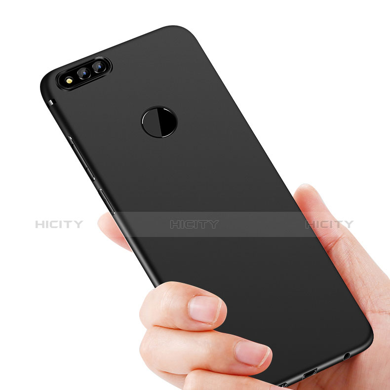 Silikon Hülle Handyhülle Ultra Dünn Schutzhülle Tasche S01 für Huawei Honor 7X groß