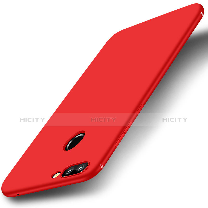 Silikon Hülle Handyhülle Ultra Dünn Schutzhülle Tasche S01 für Huawei Honor 9i Rot Plus