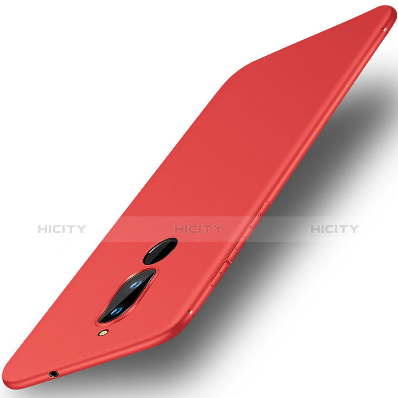 Silikon Hülle Handyhülle Ultra Dünn Schutzhülle Tasche S01 für Huawei Mate 10 Lite Rot Plus