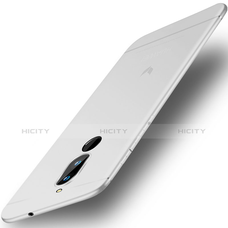Silikon Hülle Handyhülle Ultra Dünn Schutzhülle Tasche S01 für Huawei Mate 10 Lite Weiß Plus