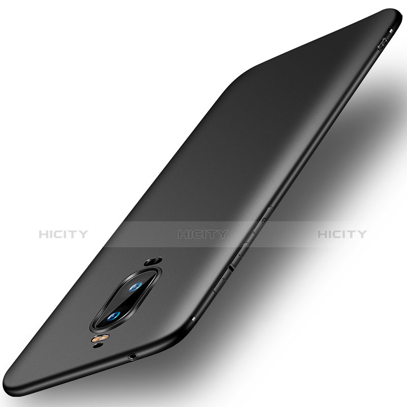 Silikon Hülle Handyhülle Ultra Dünn Schutzhülle Tasche S01 für Huawei Mate 9 Pro Schwarz