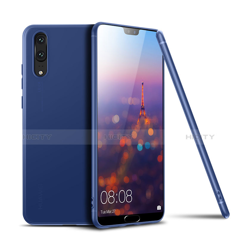 Silikon Hülle Handyhülle Ultra Dünn Schutzhülle Tasche S01 für Huawei P20 groß