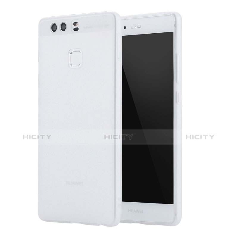 Silikon Hülle Handyhülle Ultra Dünn Schutzhülle Tasche S01 für Huawei P9 Weiß