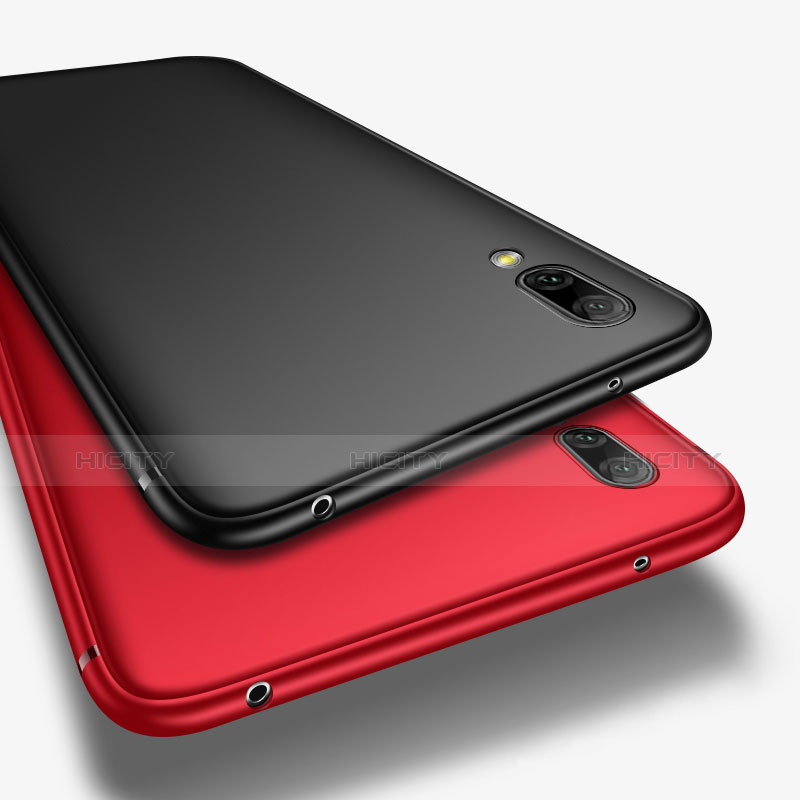 Silikon Hülle Handyhülle Ultra Dünn Schutzhülle Tasche S01 für Huawei Y7 Pro (2019)