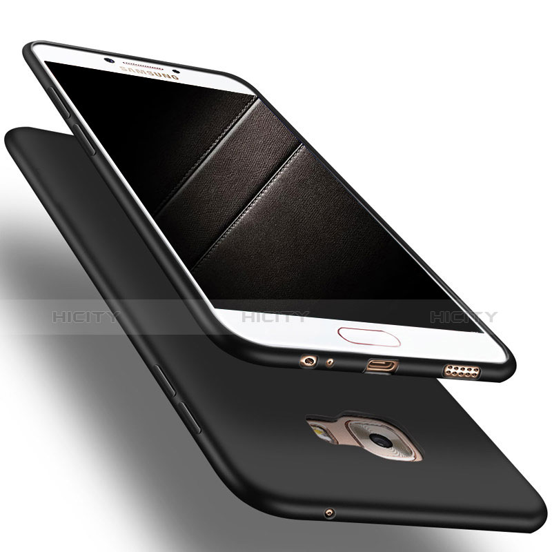 Silikon Hülle Handyhülle Ultra Dünn Schutzhülle Tasche S01 für Samsung Galaxy C7 Pro C7010 groß