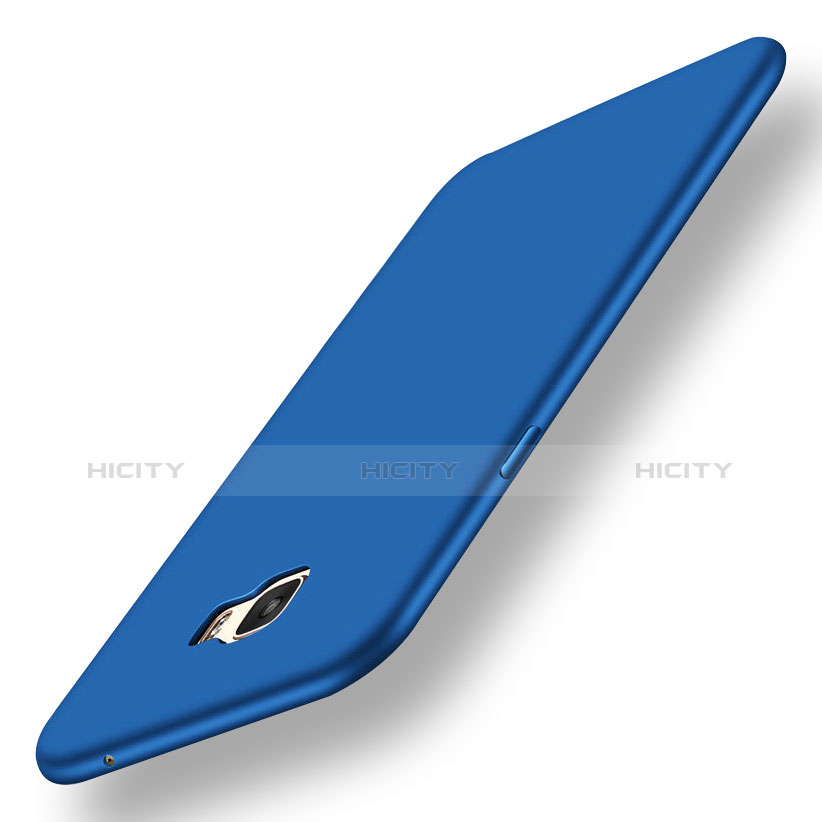 Silikon Hülle Handyhülle Ultra Dünn Schutzhülle Tasche S01 für Samsung Galaxy C7 Pro C7010 Blau Plus