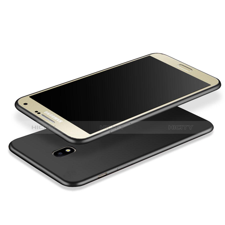 Silikon Hülle Handyhülle Ultra Dünn Schutzhülle Tasche S01 für Samsung Galaxy J3 Pro (2017) groß