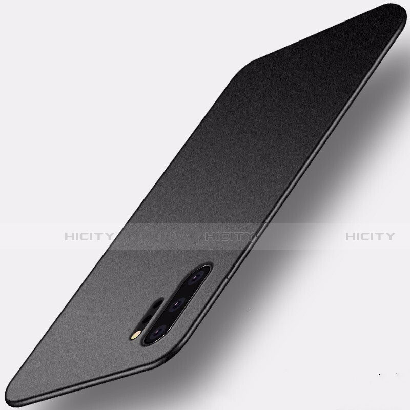 Silikon Hülle Handyhülle Ultra Dünn Schutzhülle Tasche S01 für Samsung Galaxy Note 10 Plus 5G Schwarz Plus