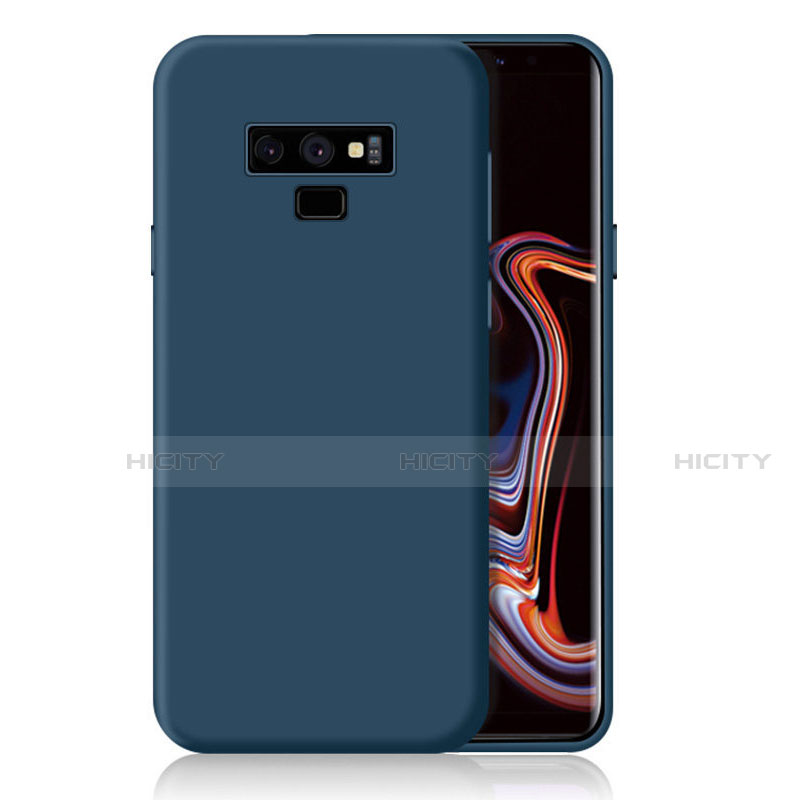 Silikon Hülle Handyhülle Ultra Dünn Schutzhülle Tasche S01 für Samsung Galaxy Note 9 Blau